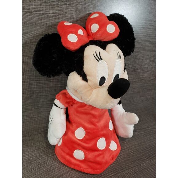 NWT Disney Parks Minnie Mouse Puppet 15 Inches Tall - Picture 4 of 10